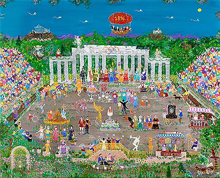 Les jeux olympiques de 1896 by Sofia Kalogeropoulou - Auction record, sale price, and art valuation. Compare with similar artists and explore comparable artworks.