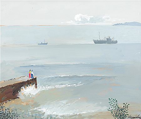 Sur l'ancienne rampe de chargement