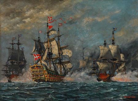 The naval battle of Køge Bay
