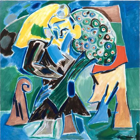 Sample artwork by Kenn Andre Stilling (Born 1945), known for painting - View similar artists and auction records