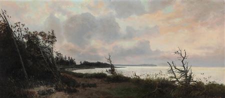 Scenery from Hornbæk by Fritz Staehr-Olsen - Auction record, sale price, and art valuation. Compare with similar artists and explore comparable artworks.