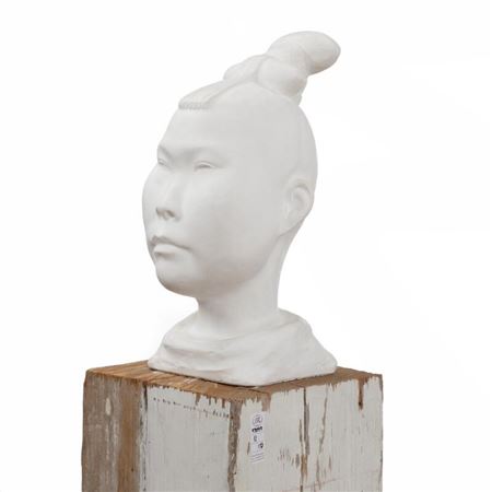 Portrait bust of an Inuit woman by Eigil Knuth - Auction record, sale price, and art valuation. Compare with similar artists and explore comparable artworks.
