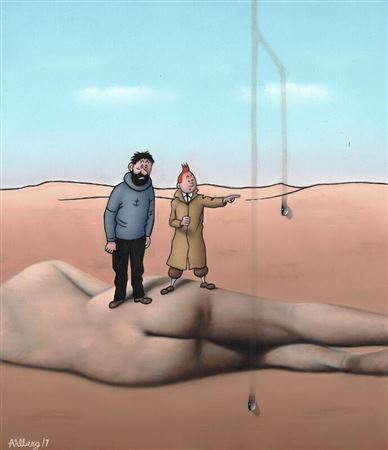Desert by Ole Ahlberg - Auction record, sale price, and art valuation. Compare with similar artists and explore comparable artworks.