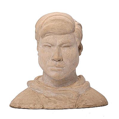 “Vestgrønlandsk portræthoved” (Western Greenlandic portrait bust)