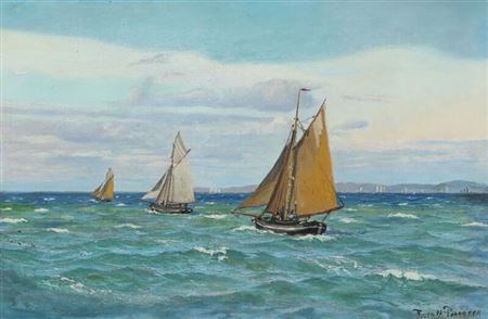 Ships on the sea