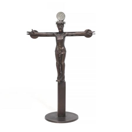 Crucifix. by Mogens Moller - Auction record, sale price, and art valuation. Compare with similar artists and explore comparable artworks.