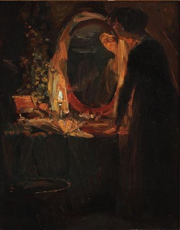 “Ved Spejlet”. At the mirror