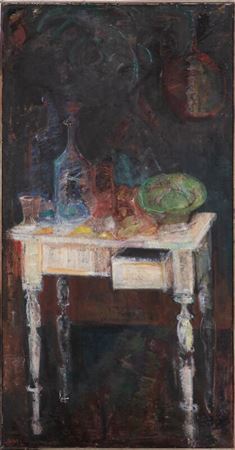 Still life with vases.