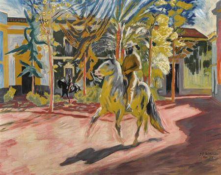 A Horserider in the streets of Cordoba