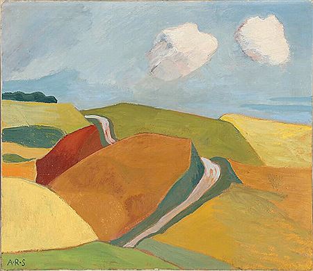 Landscape with fields