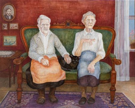 Sample artwork by Helle-Vibeke Erichsen (Born 1940), known for painting - View similar artists and auction records