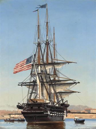 Sample artwork by Emanuel Larsen (1823 - 1859), known for painting - View similar artists and auction records