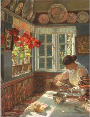 “Morgenstemning. Fra mit hus i Skagen”.