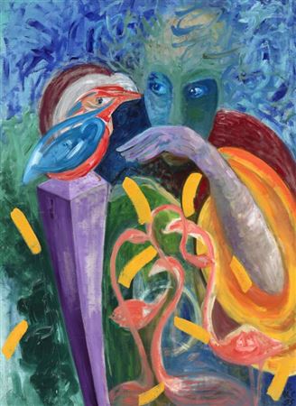 “Kvinden og Fuglen II” (The Woman and the Bird II).