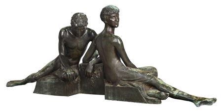 Anteros and Eros, 1914