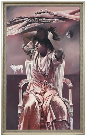 Untitled (Seated with Asparagus)