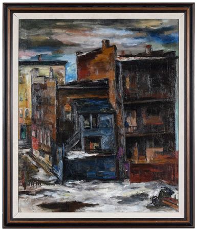 Melting Snow, 1941 by Frank (Francesco Serverio) Perri - Auction record, sale price, and art valuation. Compare with similar artists and explore comparable artworks.