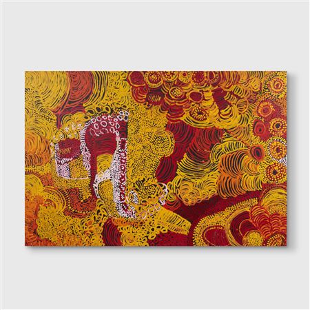 Nyapari, 2007 by Eileen Taritja (Yaritja) Stevens - Auction record, sale price, and art valuation. Compare with similar artists and explore comparable artworks.