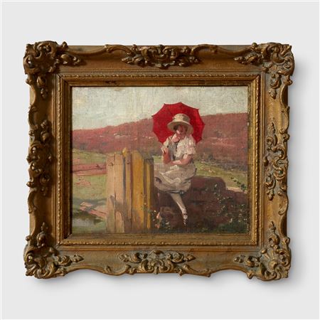 The Girl on the Garden Wall