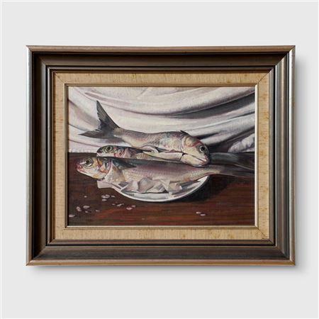 Three Mullet, Still Life, 1930