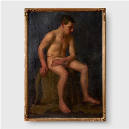 Male Nude by William Edward (James) Cook - Auction record, sale price, and art valuation. Compare with similar artists and explore comparable artworks.