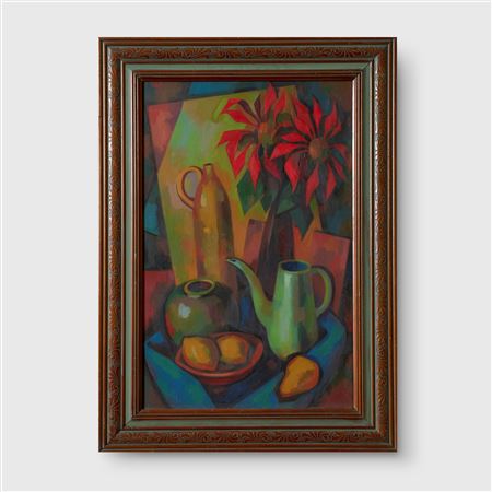 Still Life with Poinsettias, 1953