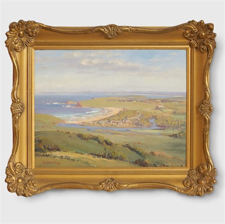 South Coast - Werri Beach from Mount Pleasant by Henry Edgecombe - Auction record, sale price, and art valuation. Compare with similar artists and explore comparable artworks.