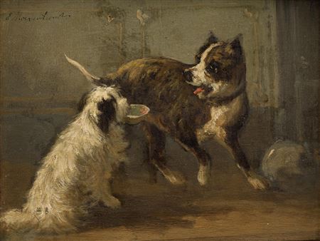 Two dogs.