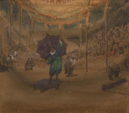 Pierrot in circus