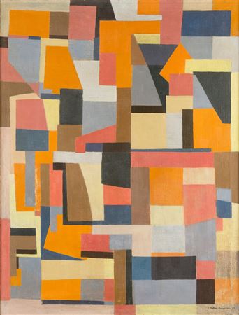 Composition in orange