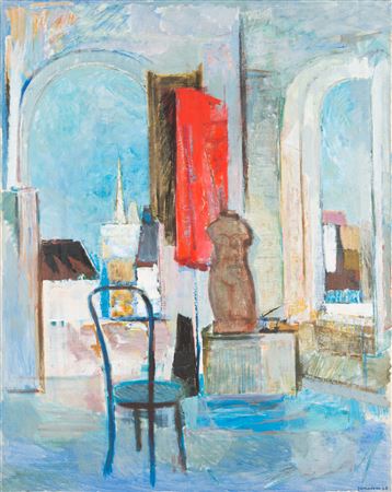 The windows of the atelier