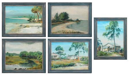 Five Landscapes by Russell Crofoot - Auction record, sale price, and art valuation. Compare with similar artists and explore comparable artworks.