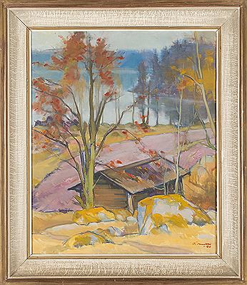 Autumn by the lake.