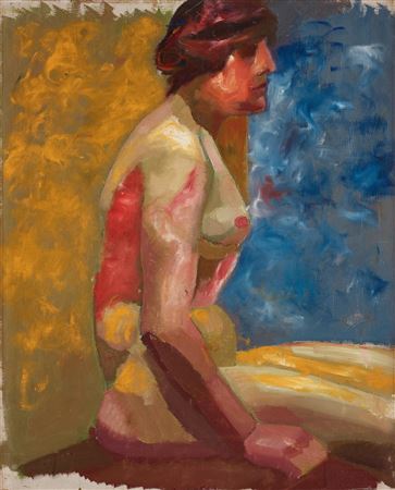 Seated model