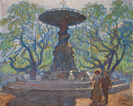 Molin's fountain in Kungsträdgården