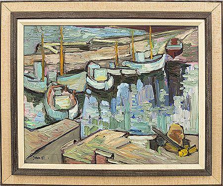 Untitled by Gunnar Jonn - Auction record, sale price, and art valuation. Compare with similar artists and explore comparable artworks.
