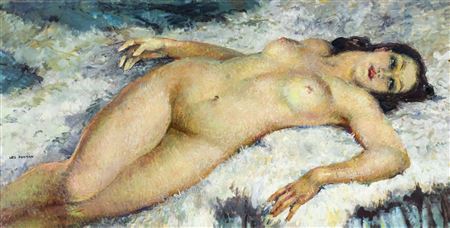 Reclining Nude by Leo Fontan - Auction record, sale price, and art valuation. Compare with similar artists and explore comparable artworks.