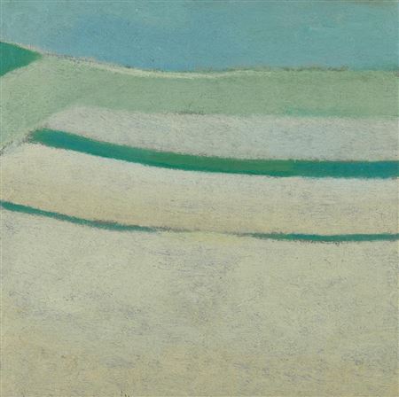 Hills (Plowed fields and medical. October). 1964 by Mario Chianese - Auction record, sale price, and art valuation. Compare with similar artists and explore comparable artworks.