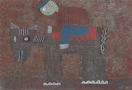 Sample artwork by Luigi Del Sal (Born 1928), known for painting - View similar artists and auction records