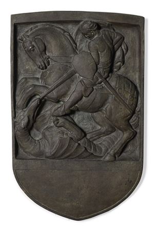 St. George and the dragon by Giovanni Prini - Auction record, sale price, and art valuation. Compare with similar artists and explore comparable artworks.