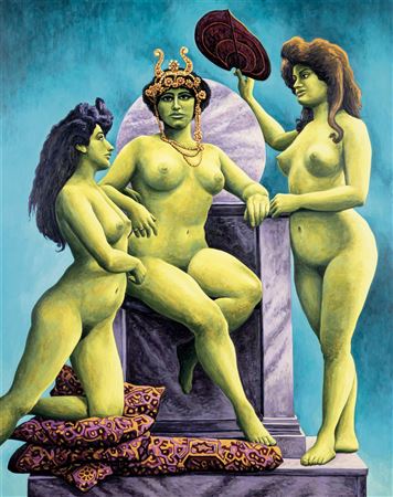 Empress Theodora with maids, 2011
