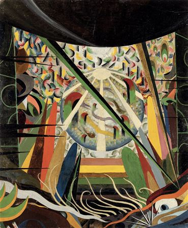 Scenographic vision/ Dada composition - Bifrontal work