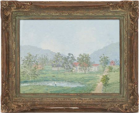 Farm Pond by Vance Miller - Auction record, sale price, and art valuation. Compare with similar artists and explore comparable artworks.