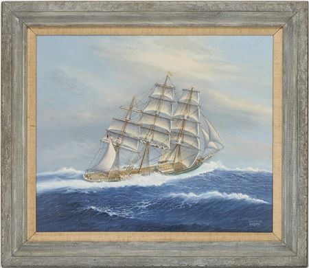 Marine Ship Painting, Lightning