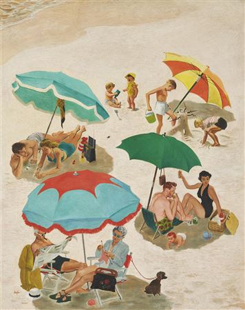 Couples at the Beach