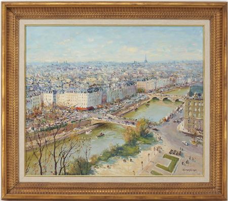 "Paris, La Seine Vu de Notre-Dame" by Jean Kevorkian - Auction record, sale price, and art valuation. Compare with similar artists and explore comparable artworks.