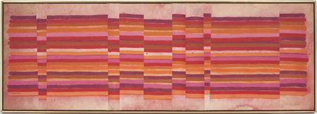 Horizontal Stripes by Victor Huggins - Auction record, sale price, and art valuation. Compare with similar artists and explore comparable artworks.