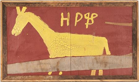Bright Yellow Horse or Mule