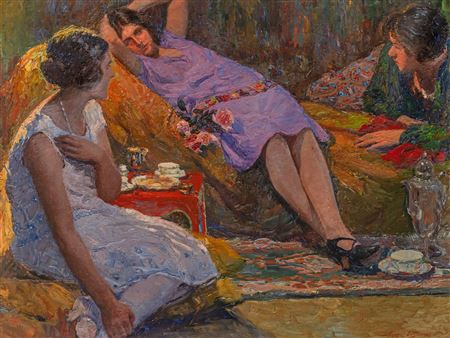 Sample artwork by Georges de Sloovere (1873 - 1970), known for painting - View similar artists and auction records