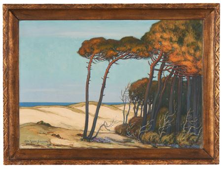 Evening in the dunes of Hossegor, 1931